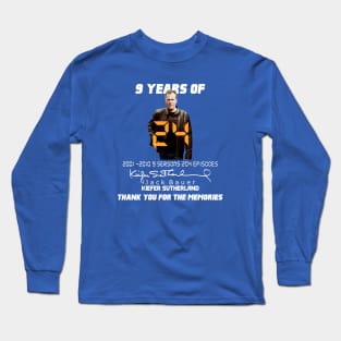 9 Years Of Jack Bauer Memories Long Sleeve T-Shirt